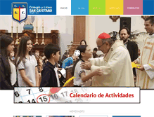 Tablet Screenshot of colegiosancayetano.edu.uy